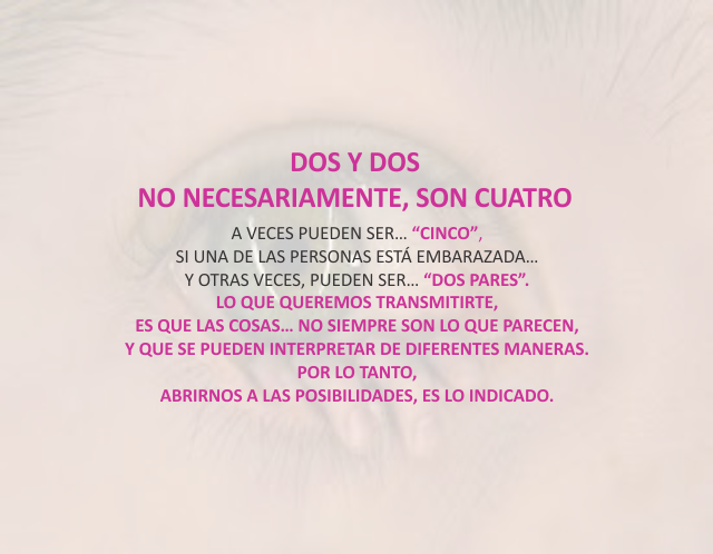 Dos y dos no necesariamente, son cuatro Octubre 10 de 2012
